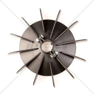 LÜFTERFLÜGEL FÜR ELEKTROMOTOREN AUSSEN DURCHMESSER=133MM  BOHRUNG=15MM  HOEHE=27MM